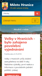 Mobile Screenshot of mesto-hranice.cz